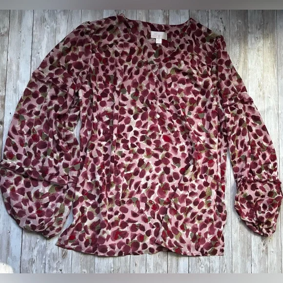 Belle by Kim Gravel Women's Pink Patterned Top - Picture 5 of 10